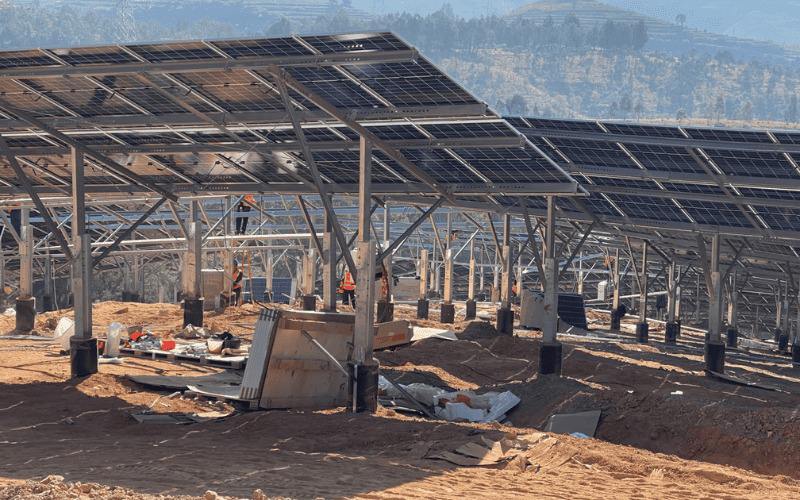 فونداسیون در استراکچر پنل خورشیدی